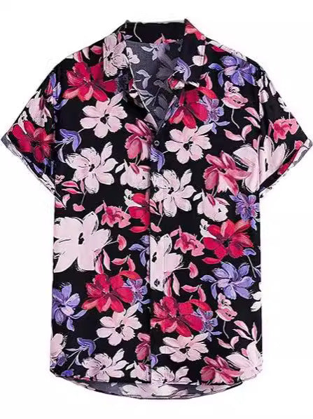 printing buckle short sleeve