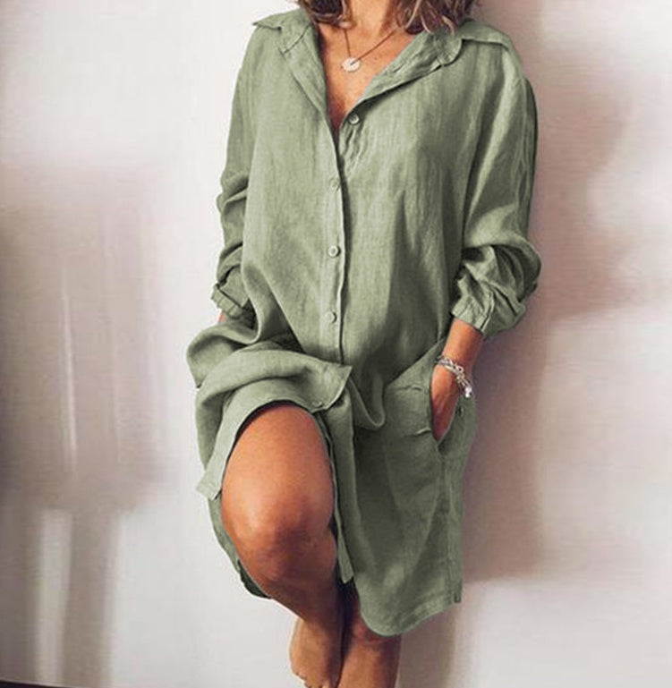 Relaxed Shirt Dress