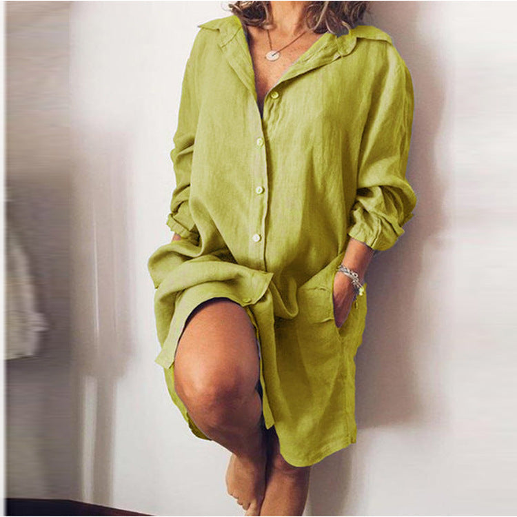 Relaxed Shirt Dress
