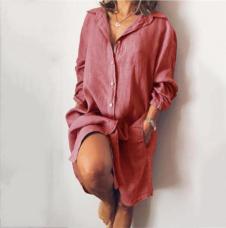 Relaxed Shirt Dress