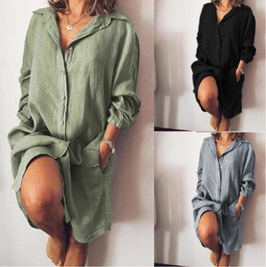 Relaxed Shirt Dress
